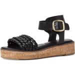 Dámské Páskové sandály Tamaris v černé barvě ve velikosti 39 ve slevě na léto 
