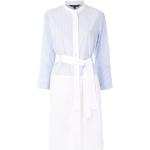 Dámské Košilové šaty Armani Exchange v bílé barvě ve velikosti 12 s tříčtvrtečním rukávem plus size 