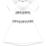 Dámské Letní šaty Moodo v šedé barvě ve velikosti L maxi s výstřihem do V s nabíranými rukávy ve slevě 