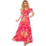 Dámské Letní šaty Numoco ve smetanové barvě z polyesteru ve velikosti XXL ve slevě plus size 