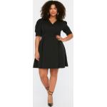 Dámské Mini šaty Trendyol v černé barvě z polyesteru ve velikosti XXL ve slevě plus size 