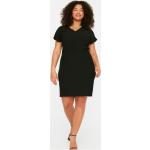 Dámské Denní šaty Trendyol v černé barvě z polyesteru ve velikosti 10 XL ve slevě plus size 