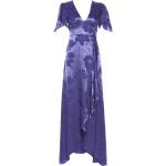 Dámské Večerní šaty Trendyol ve světle modré barvě ve velikosti XS s výstřihem do V na promoce 