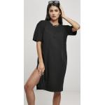 Dámské BIO Tričkové šaty Urban Classics v černé barvě ve velikosti XXL plus size udržitelná móda 