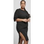 Dámské BIO Tričkové šaty Urban Classics v černé barvě ve velikosti XXL plus size 