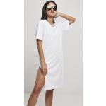 Dámské BIO Tričkové šaty Urban Classics v bílé barvě ve velikosti XXL plus size udržitelná móda 