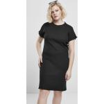 Dámské Tričkové šaty Urban Classics v černé barvě ve velikosti XXL plus size udržitelná móda 