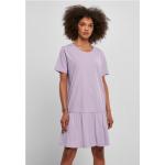 Dámské Tričkové šaty Urban Classics v lila barvě ve velikosti 10 XL plus size 