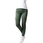 Dámské Slim Fit džíny v zelené barvě ve velikosti 7 XL strečové ve slevě 