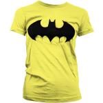 Dámská  Trička s potiskem v žluté barvě z bavlny ve velikosti L s motivem Batman ve slevě 
