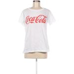 Dámská  Trička v bílé barvě ve velikosti M s motivem Coca Cola ve slevě 