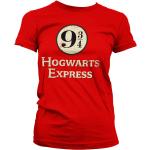 Dámské tričko Harry Potter - Hogwarts Express, červené - velikost XL, L, S, M