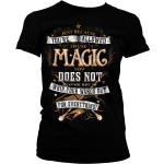 Dámské tričko Harry Potter - Magic, černé - velikost M, L, S
