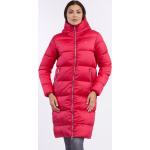 Dámské Zimní kabáty v růžové barvě ve velikosti XXL plus size 