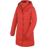 Dámské Zimní bundy s kapucí HUSKY Nepromokavé v červené barvě z polyesteru ve velikosti L ve slevě 