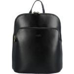 Dámské Kožené batohy Katana v černé barvě v elegantním stylu z hovězí kůže 