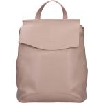 Dámské Kožené batohy Facebag v růžové barvě v elegantním stylu z kůže ve slevě 