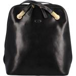 Dámské Kožené batohy Katana v černé barvě v elegantním stylu z hovězí kůže 