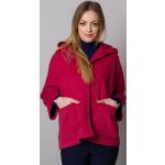 Dámské Kabáty s kapucí v červené barvě ve velikosti S krátké 