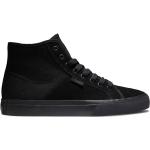 Pánské Kotníkové skate boty DC Shoes v černé barvě v skater stylu semišové ve slevě 