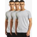 Pánské tričko krátký rukáv // DEF / Weary 3er Pack T-Shirt grey