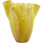 Vázy v žluté barvě ze skla 