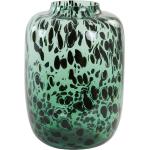 Vázy v zelené barvě v elegantním stylu ze skla 