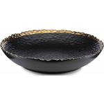 Hluboké talíře v černé barvě z keramiky s průměrem 26 cm 