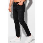 Pánské Slim Fit džíny v černé barvě z bavlny ve velikosti S ve slevě 