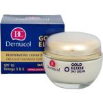 Denní krémy Dermacol Gold Elixir o objemu 50 ml vyživující na vrásky pro zralou pleť SPF 10 