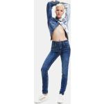 Dámské Skinny džíny Desigual v modré barvě ve velikosti XL ve slevě 