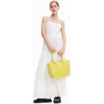 Dámské Denní šaty Desigual v bílé barvě ve velikosti XXL plus size 