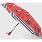 Dámské Designer Deštníky Moschino v červené barvě z polyesteru ve velikosti Onesize 