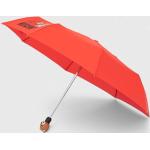 Dámské Designer Deštníky Moschino v červené barvě z polyesteru ve velikosti Onesize 