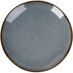 Dezertní talíře v šedé barvě z keramiky s průměrem 21 cm 