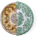 Dezertní talíře vícebarevné z porcelánu 