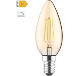 LED žárovky ve zlaté barvě v retro stylu ze skla kompatibilní s E14 
