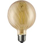 LED žárovky ve zlaté barvě v retro stylu ze skla kompatibilní s E27 