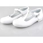 Dívčí Svatební boty v bílé barvě v retro stylu ve velikosti 22 Svatební hosté 