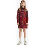 Dívčí šaty Desigual červená barva, mini