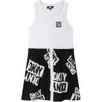 Dětské šaty Dívčí v černé barvě z bavlny Designer od značky DKNY z obchodu Answear.cz s poštovným zdarma 