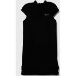 BIO Dětské šaty Dívčí v černé barvě z viskózy strečové s třásněmi od značky Guess z obchodu Answear.cz s poštovným zdarma 