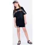 Dětské šaty Dívčí v černé barvě z viskózy od značky Karl Lagerfeld z obchodu Answear.cz s poštovným zdarma 