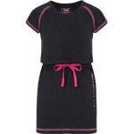Dámské Letní šaty Loap v černé barvě sportovní s krátkým rukávem 