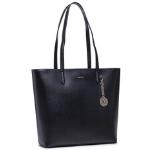 Dámské Designer Kožené tašky DKNY Bryant v černé barvě z kůže 
