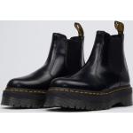 Dámské Kožené kotníkové boty Dr. Martens 2976 Quad v černé barvě z kůže ve velikosti 37 na zimu 