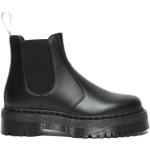 Pánské Chelsea boots Dr. Martens Chelsea v černé barvě v elegantním stylu ze syntetiky veganské ve slevě na zimu 