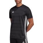 Pánské Fotbalové dresy adidas v černé barvě ve velikosti S s krátkým rukávem ve slevě 