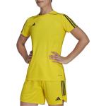 Dámské Fotbalové dresy adidas Tiro 23 v žluté barvě ve velikosti S s krátkým rukávem ve slevě 
