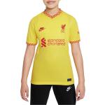 Dětské fotbalové dresy Nike v žluté barvě s motivem FC Liverpool 